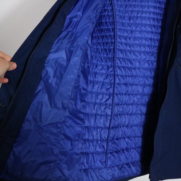 Patagonia Vosque 3 In 1 Parka Puffer Coat Womens XS Blue Long Winter - Picture 8 of 14